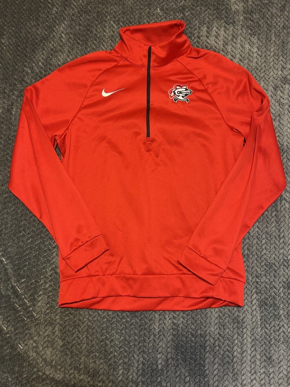 Nike Dri Fit Lincoln Way Central High School Knights Sweatshirt Mens M Red